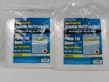 ProSeries - Sealable Mattress Bag - Pillow Top Queen Heavy Duty 3 Mil - 2 Pack