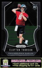 2019 Panini Prizm #310 Clayton Thorson Philadelphia Eagles RC