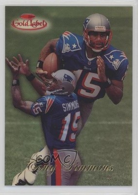 1998 Topps Gold Label Class 1 Red Label 50/100 Tony Simmons #46 Rookie RC 19bs