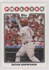 2008 Topps Ryan Howard #100 0it7