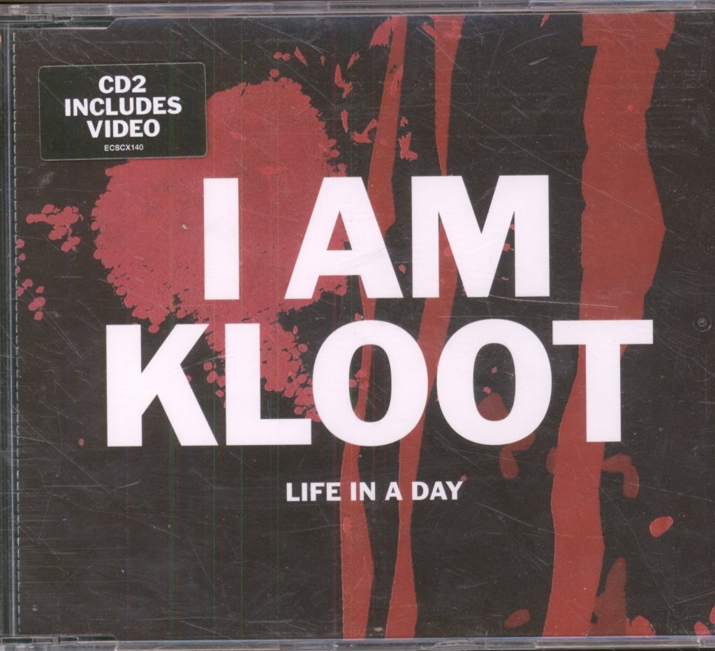 I Am Kloot Life In A Day CD UK Echo 2003 single. CD2. Has info sticker on front