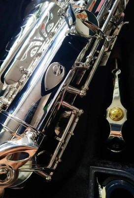 New YAS-62S Professional Alto Saxophone Silvering E-flat brass sax with case
