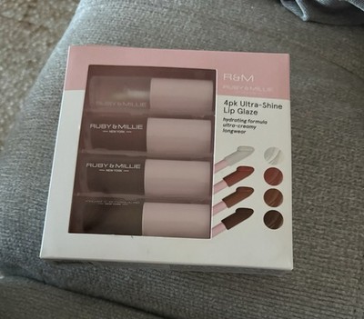 Ruby & Millie 3 Pk Glowy Lip Oils Softens and Hydrates for Lasting Comfort New