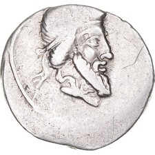M&uuml;nze, Titia, Denarius, 90 BC, Rome, S+, Silber, Crawford:341/1