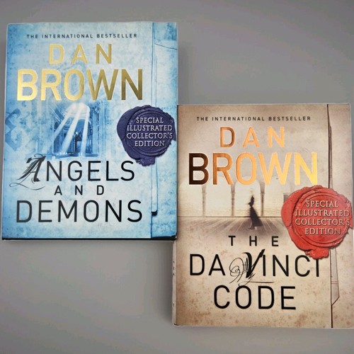 Dan Brown - Angels & Demons + The Davinci Code - Special Illustrated Editions