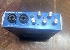 PreSonus AUDIOBOX USB Audio Interface U20C062133 Mic  Instrument Inputs Desktop