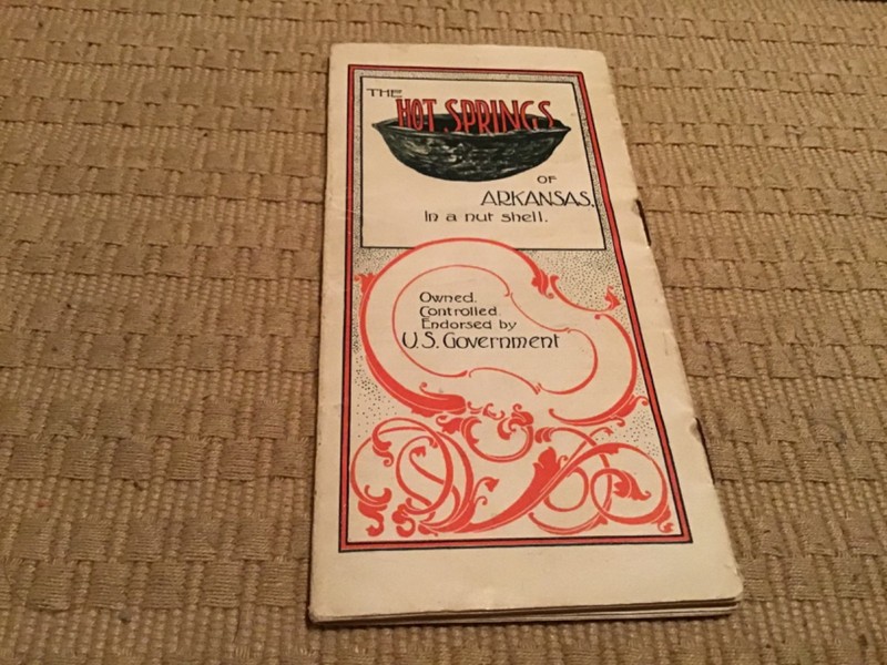 Vintage 1927 Hot Springs National Park Arkansas Booklet - NPS - Government Print