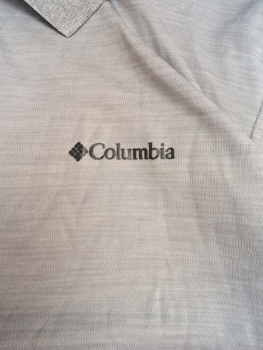 Columbia Polo Shirt Short Omni Freeze Zero Sweat Activated Walk Golf UK M Mens - Picture 3 of 7