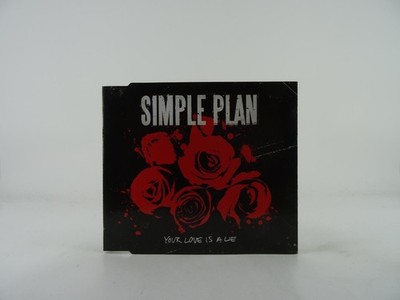 SIMPLE PLAN YOUR LOVE IS A LIE (A41) 2 Track Promo CD Single including Picture S