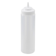 Winco Wide Mouth Squeeze Bottles 24-Ounce, 6-Pack