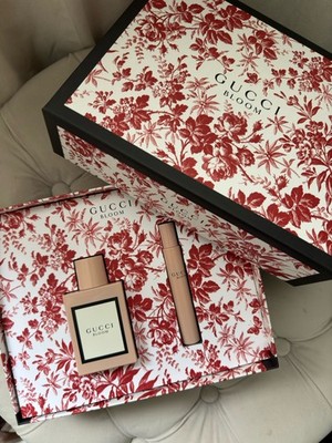 Neues originales Gucci Bloom Geschenkset (50ml edP + Travel Spray) OVP