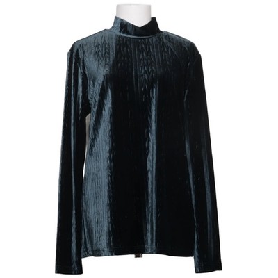 Dranella, Top, Größe: L, Blau, Elasthan/Polyester, Samt, Damen #YEv
