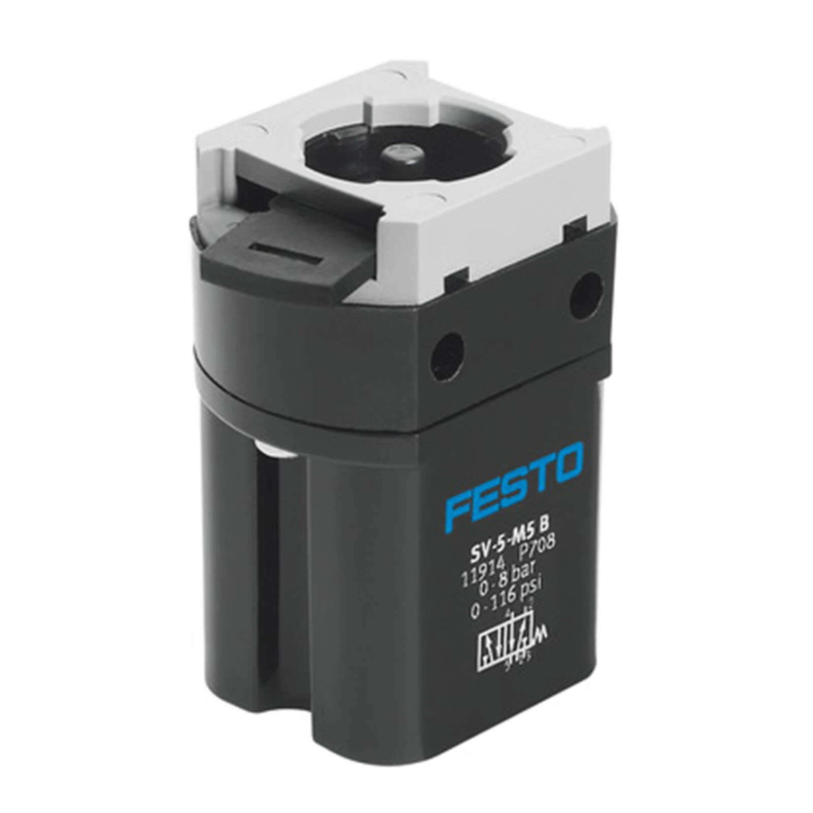 FESTO SV-5-M5-B 11914 Front Panel Valve New