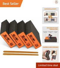 Heavy Duty Sanding Sponge Set Four Grits And 2 Emery Boards For All Projects Heavy Duty Sanding Sponge Set Four Grits And 2 Emery Boards For All Projects