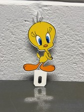 TWEETY BIRD Metal Plate Topper Cartoon Character Tv Show Animation Gas Oil