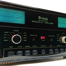 アンプ Macintosh MA6800 INTEGRATED AMPLIFIER Maintained] Mcintosh Ma6800 Integrated Amplifier Working New front