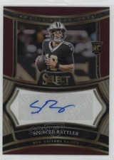 2024 Panini Select Rookie Signatures Maroon Prizm 24/75 Spencer Rattler fc1