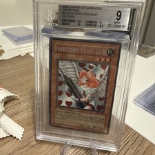 2003 Yu-Gi-Oh Legacy Of Darkness 1st Ed Injection Fairy Lily #LOD-100 BGS 9