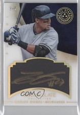 2014 Panini Immaculate All-Star Hologold 3/5 Carlos Gomez #11 Auto 0w7