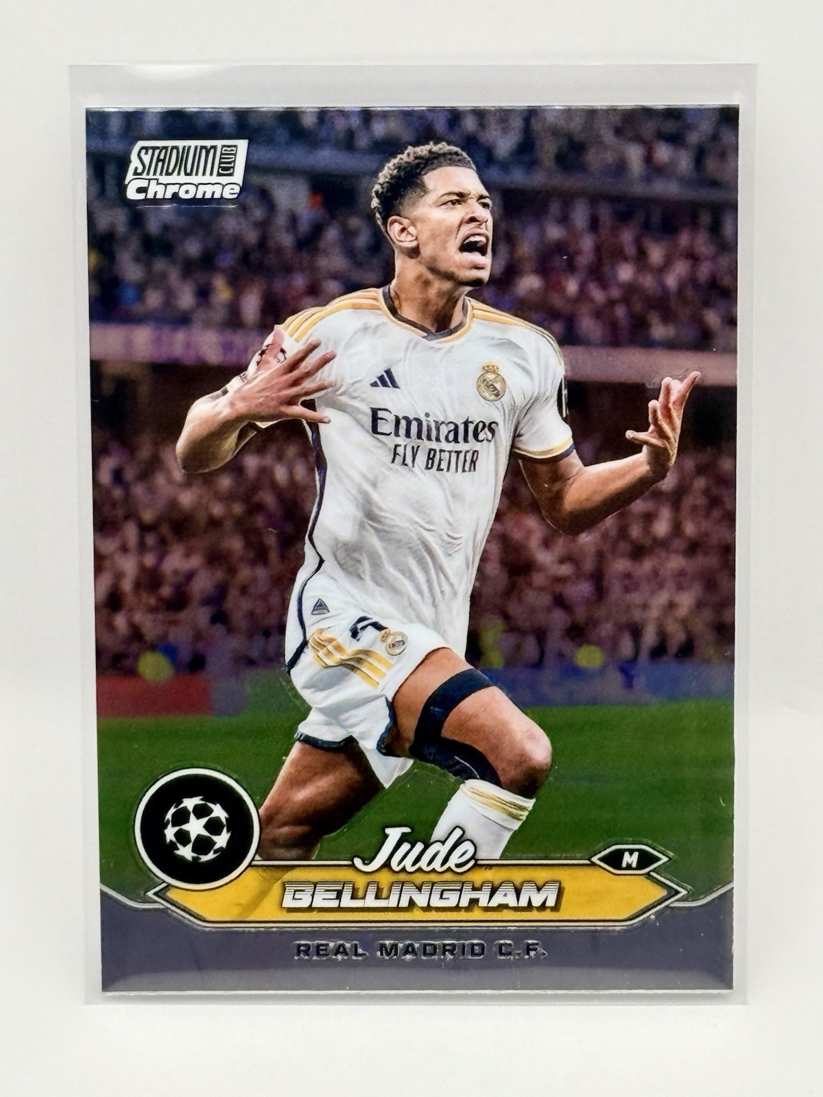 2023-24 Topps Stadium Club Chrome Jude Bellingham #55 Real Madrid UCL
