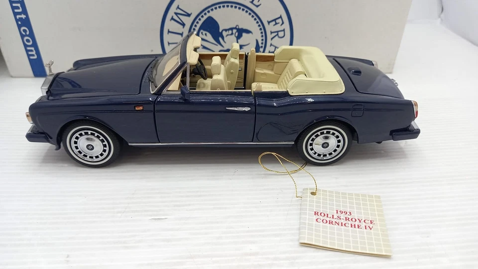 FRAB11UD44 Franklin Mint Rolls Royce Corniche IV 1993 1/24 - Immagine 3 di 4