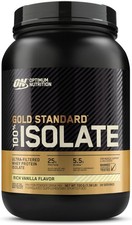 Gold Standard 100% Isolate Protein Powder, Vanilla Flavour, 720G - [Packaging Ma