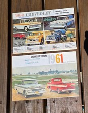 Vintage 1960 1961 Chevrolet Truck Dealer Sales Brochure Advertising Vintage 1960 1961 Chevrolet Truck Dealer Sales Brochure Advertising