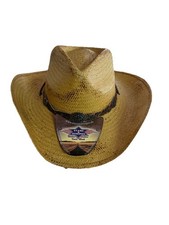 Hut Cowboyhut Red Rock &Stripes Gr XL Stroh Neu Stabil Western Country