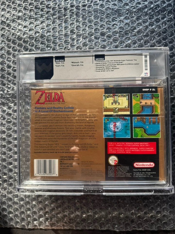 Zelda A Link to the Past Snes Wata 9.6 Super Nintendo Ukv Top Of Pop - Bild 2 von 4