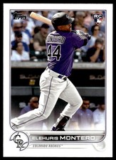 2022 Topps Update Elehuris Montero Rookie Colorado Rockies #US110