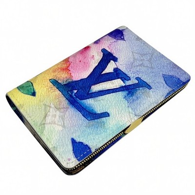 Authentic LOUIS VUITTON Organizer de Poche M80456 Card Case Canvas Good