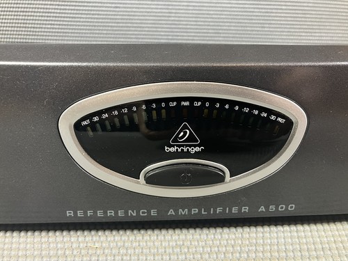 Behringer A500 Professional 500W Reference Class Studio Power Amplifier - Picture 4 of 12