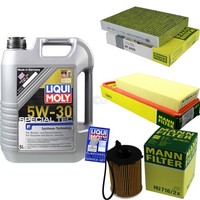 Inspektionskit Filter Liqui Moly ÖL 5L 5W-30 FüR Ford Fiesta V Jh_ Jd_ 1.4