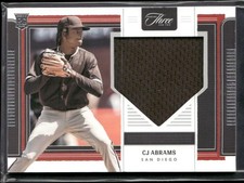 2022 Panini Three And Two CJ Abrams Rookie Jersey Patch /60 RC NATIONALS