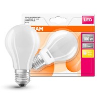 Osram Led Filament Birnenform 12W = 100W E27 Matt 1521Lm Warmweiß 2700K Dimmbar