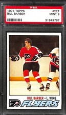 1977 TOPPS #227 BILL BARBER PSA 9 Mint 31649797 
