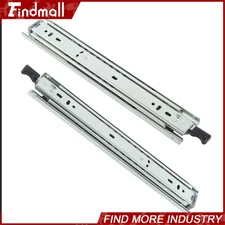 Findmall Heavy Duty 12" Drawer Slides w/Lock 150lb - Full Extension Ball Bearing