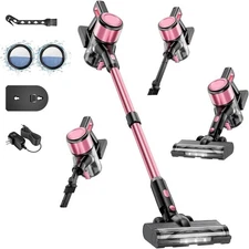 Cordless Stick Vacuum Cleaners Lightweight 45Mins Runtime Rechargeable for Home