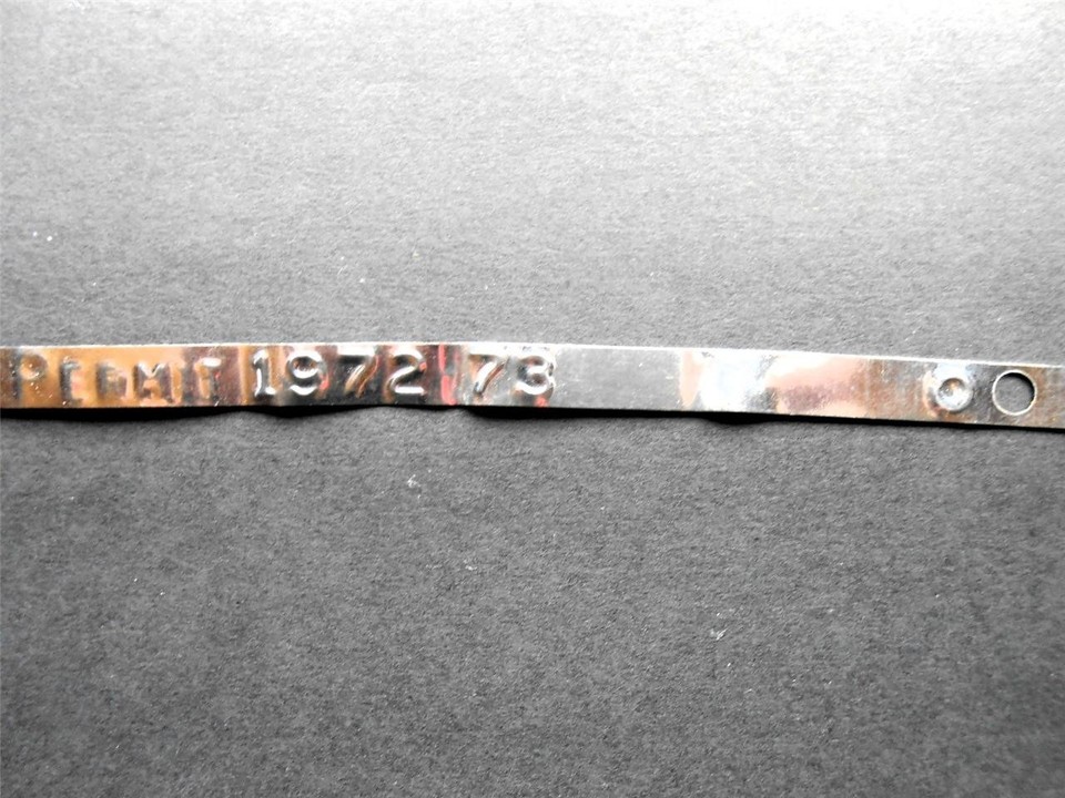 WISCONSIN WIS WI 1972-73 SANDHILL PERMIT METAL DEER TRAP? TAG LICENSE ...