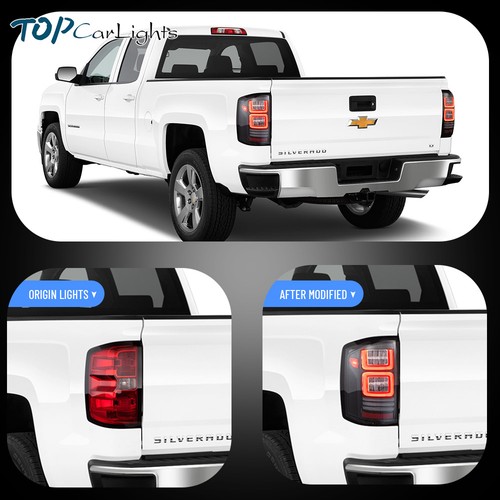 VLAND LED Tail Lights Assembly For 2014-18 Chevy Silverado 1500 2500HD/ 3500HD - Picture 10 of 14