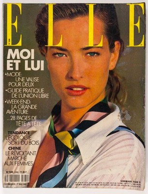 Tatjana Patitz CHINA French LUI vtg MODE Elle magazine 1 May 1989 no 2260 France