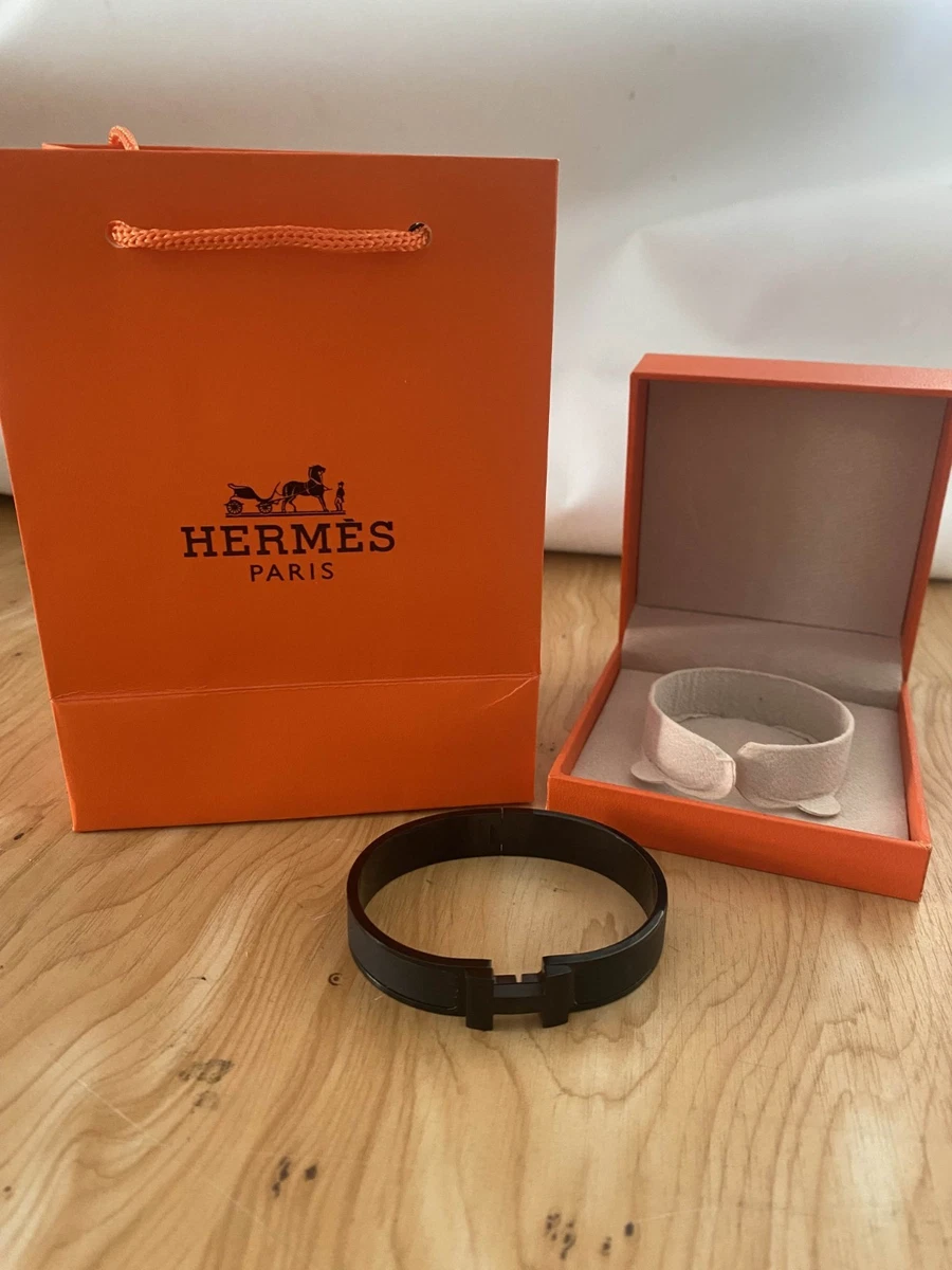 Bracelet email Hermès Bleu en Métal - 54168836