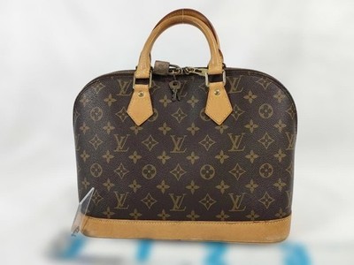 Louis Vuitton Monogram Alma Handtasche Tasche LV Braun M40878 aus Japan