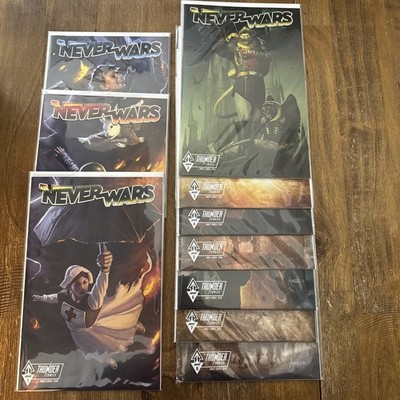 Never Wars #1a, 1b, 1c, 2-8 Lot Full run/Set all Cover A s, AMP Comics 2025 