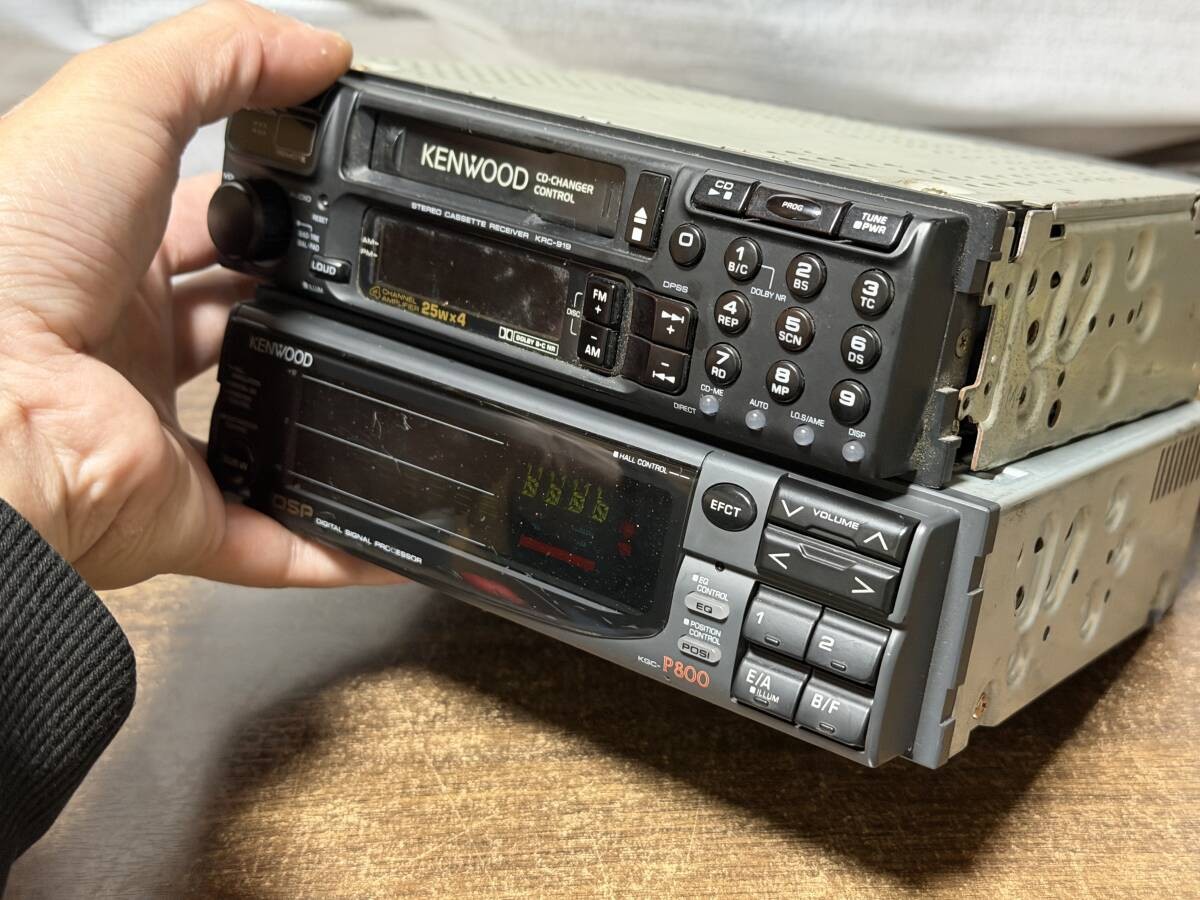 Kenwood 1DIN Cassette Deck DSP Equalizer KRC-919/KGC-P800 Japan | eBay