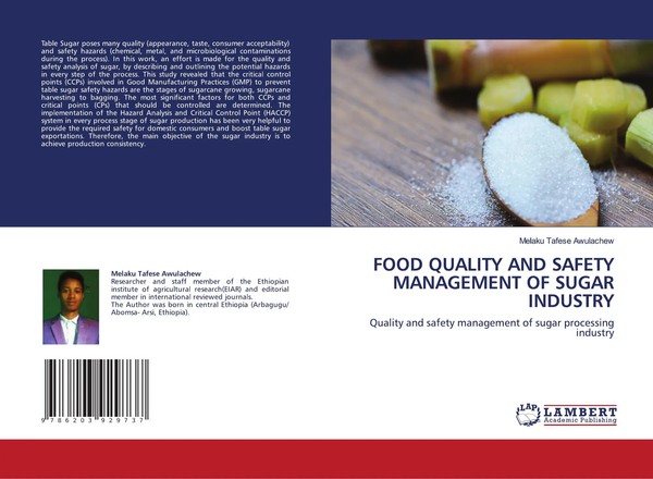 Melaku Tafese Awulachew | Food Quality AND Safety Management OF Sugar Industry-image