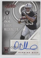 2016 Panini Absolute Rook Ink Red DeAndre Washington #16 Auto w5v