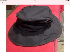 Barbour waxed cotton hat