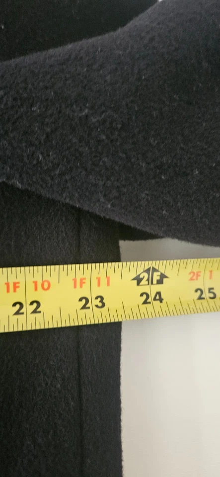 Sobretudo longo banana republic M preto mistura lã e cashmere - Imagem 4 de 4