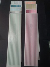 Creative Memories - Lot Of 100 - 12" X 3" Stickers - Colored Strips